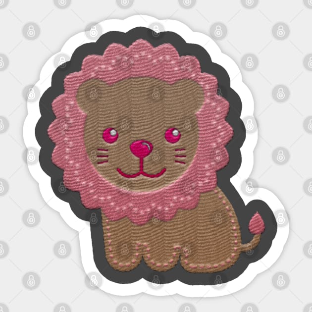 Lion Sticker by aaallsmiles